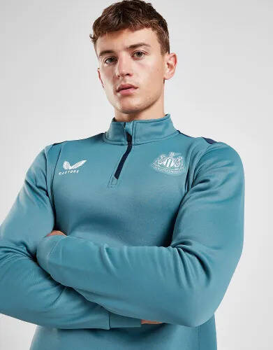 JD Sports Castore newcastle united fc travel 1/4 zip top - blue - mens offer