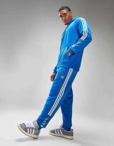 JD Sports Adidas originals sticker joggers - blue - mens offer