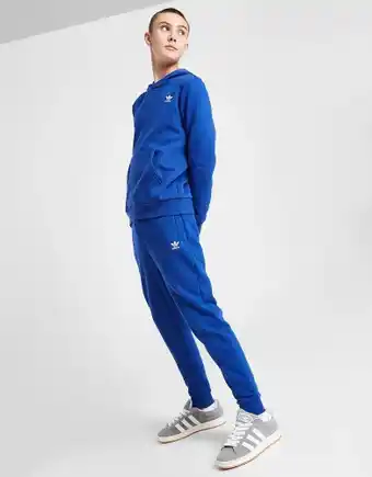 JD Sports Adidas originals trefoil essential fleece joggers junior - blue offer