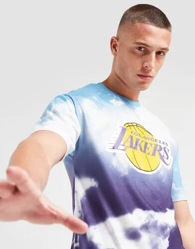 JD Sports New era nba la lakers sky all over print t-shirt - blue - mens offer