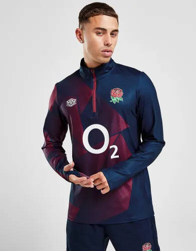 JD Sports Umbro england rfu warm up 1/4 zip top - navy - mens offer