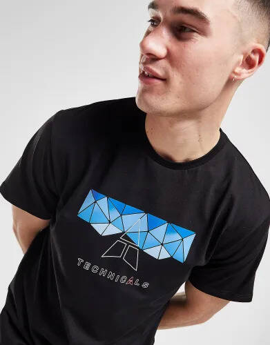 JD Sports Technicals distance graphic t-shirt - black - mens offer
