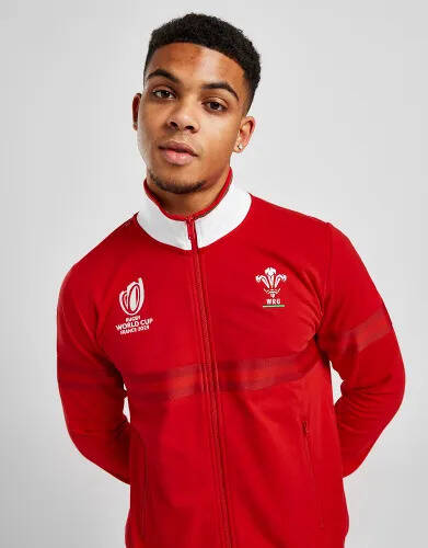 JD Sports Macron wales rugby world cup 2023 full zip jacket - red - mens offer