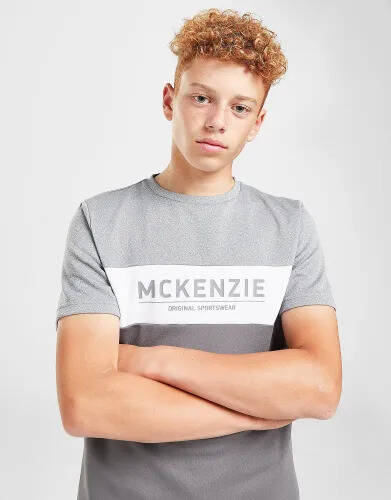 JD Sports Mckenzie belmont poly t-shirt junior - grey offer