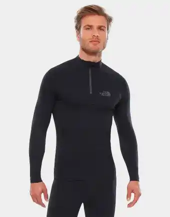JD Sports The north face m sport l/s zip n - black - mens offer