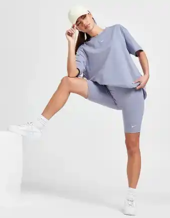 JD Sports Nike core swoosh cycle shorts - blue - womens offer