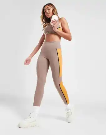 JD Sports Reebok lux high waist tights - brown - womens offer