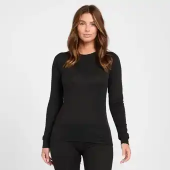 Ultimate Outdoors Peter storm women's merino crew baselayer top - black, black offer