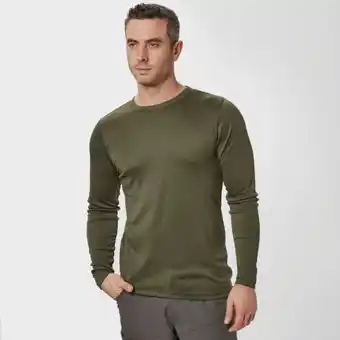 Ultimate Outdoors Peter storm men's long sleeve thermal crew baselayer - khaki, khaki offer