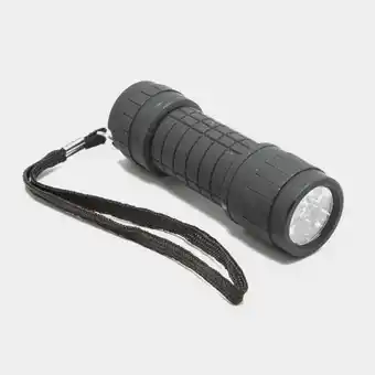 Ultimate Outdoors Eurohike 9 led torch - black, black offer