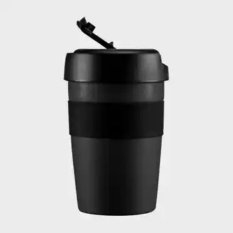 Ultimate Outdoors Lifeventure reusable coffee cup 350ml - black, black offer