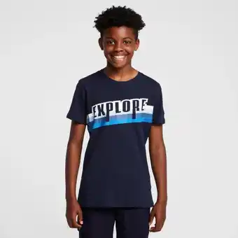 Ultimate Outdoors Regatta kids' bosley v t-shirt navy explore, t-shirt offer