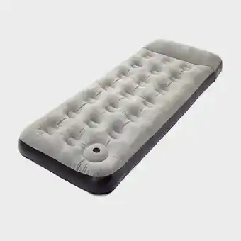 Ultimate Outdoors Hi-gear deluxe single airbed - grey, grey offer