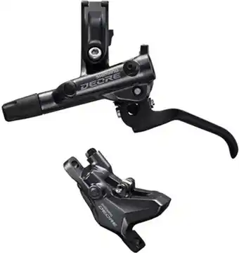 Shimano deore br-m6100 complete disc brake 2 pot post mount calliper bl-m6100 lever