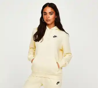 Footasylum Nike womens club overhead hoodie offer