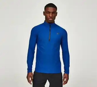 Footasylum New balance core space dye quarter zip t-shirt offer