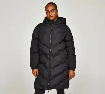 Footasylum French connection womens chevron padded jacket offer