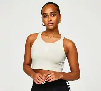 Footasylum Adidas womens classic 3 stripe tank top offer
