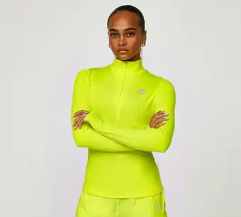 Footasylum Montirex womens adapt running quarter zip top offer