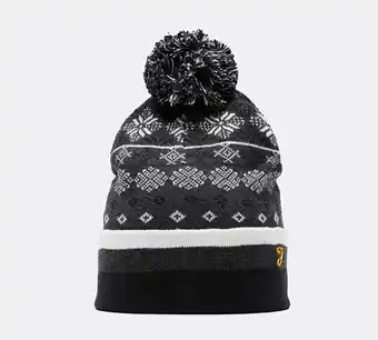 Footasylum Farah fair isle bobble hat offer