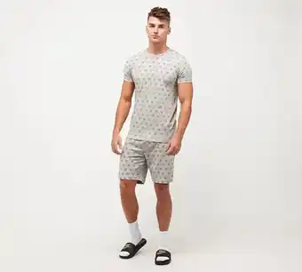 Footasylum Lyle & scott lounge t-shirt and short set offer
