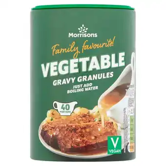 Morrisons Morrisons vegetable gravy granules offer