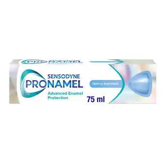 Asda Sensodyne pronamel gentle whitening enamel care toothpaste offer