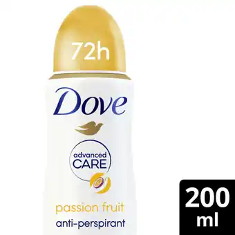 Asda Dove advanced care go fresh passion fruit & lemongrass scent anti-perspirant deodorant offer