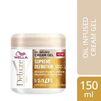 Asda Wella deluxe supreme definition oil infused cream gel offer