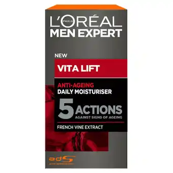 Asda L'oreal men expert vita lift 5 complete anti-ageing daily moisturiser offer