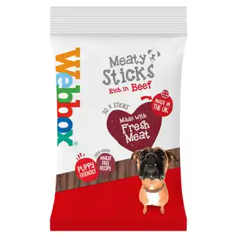 Asda Webbox meaty sticks rich in beef 200g offer