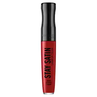 Asda Rimmel london stay satin liquid lip redical offer