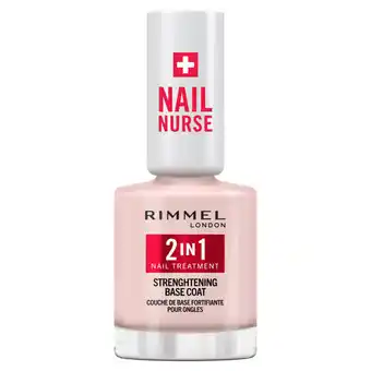 Rimmel london nail care 2 in 1 base coat & strengthener