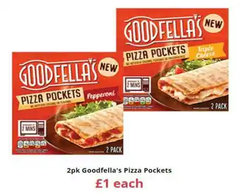 Farmfoods 2Pk Goodfella's Pizza Pockets offer