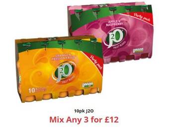 Farmfoods 10pk J2O offer