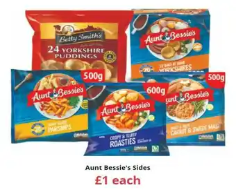 Farmfoods Aunt Bessie's Sides offer