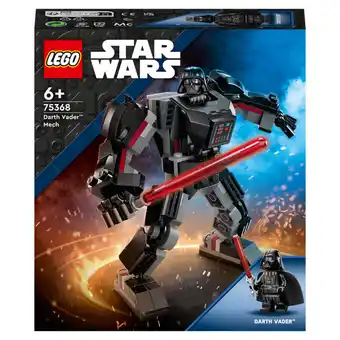 Asda Lego star wars darth vader mech building toy 75368 offer