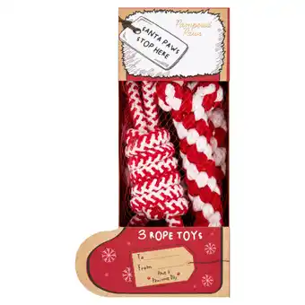 Asda Pampered paws 3 rope toys offer
