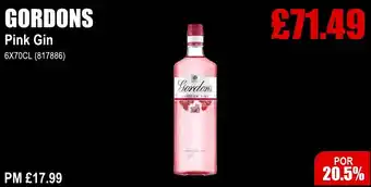 Bestway GORDONS Pink Gin offer