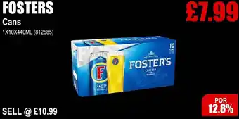 Bestway FOSTERS Cans offer