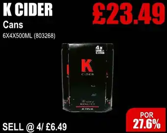 Bestway K CIDER Cans offer