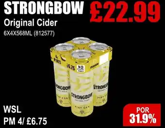 Bestway STRONGBOW Original Cider offer