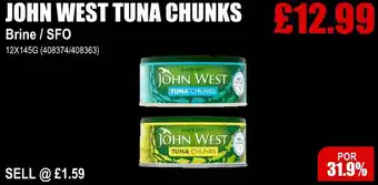 Bestway JOHN WEST TUNA CHUNKS offer