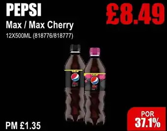 Bestway PEPSI Max / Max Cherry offer