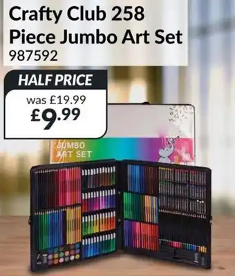 The Range Crafty Club 258 Piece Jumbo Art Set offer