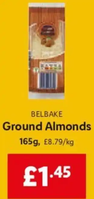 Lidl Ground Almonds 165g offer