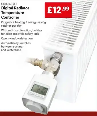 Lidl Digital Radiator Temperature Controller offer