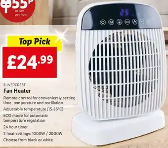 Lidl Fan Heater offer