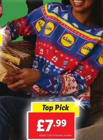 Lidl Adults' Lidl Christmas Jumper offer