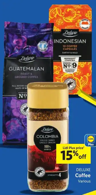Lidl DELUXE Coffee offer